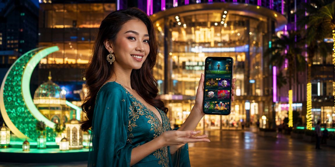Pengguna Kuala Lumpur menggunakan aplikasi kasino 9070 sempena Hari Raya